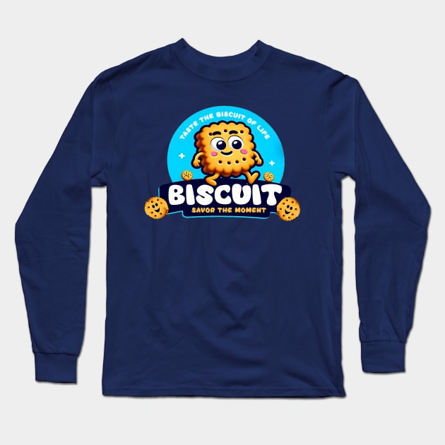 biscuit Long Sleeve T-Shirt by AOAOCreation